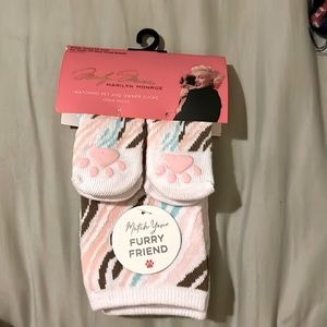 Dog & Owner matching sock set. Adorable